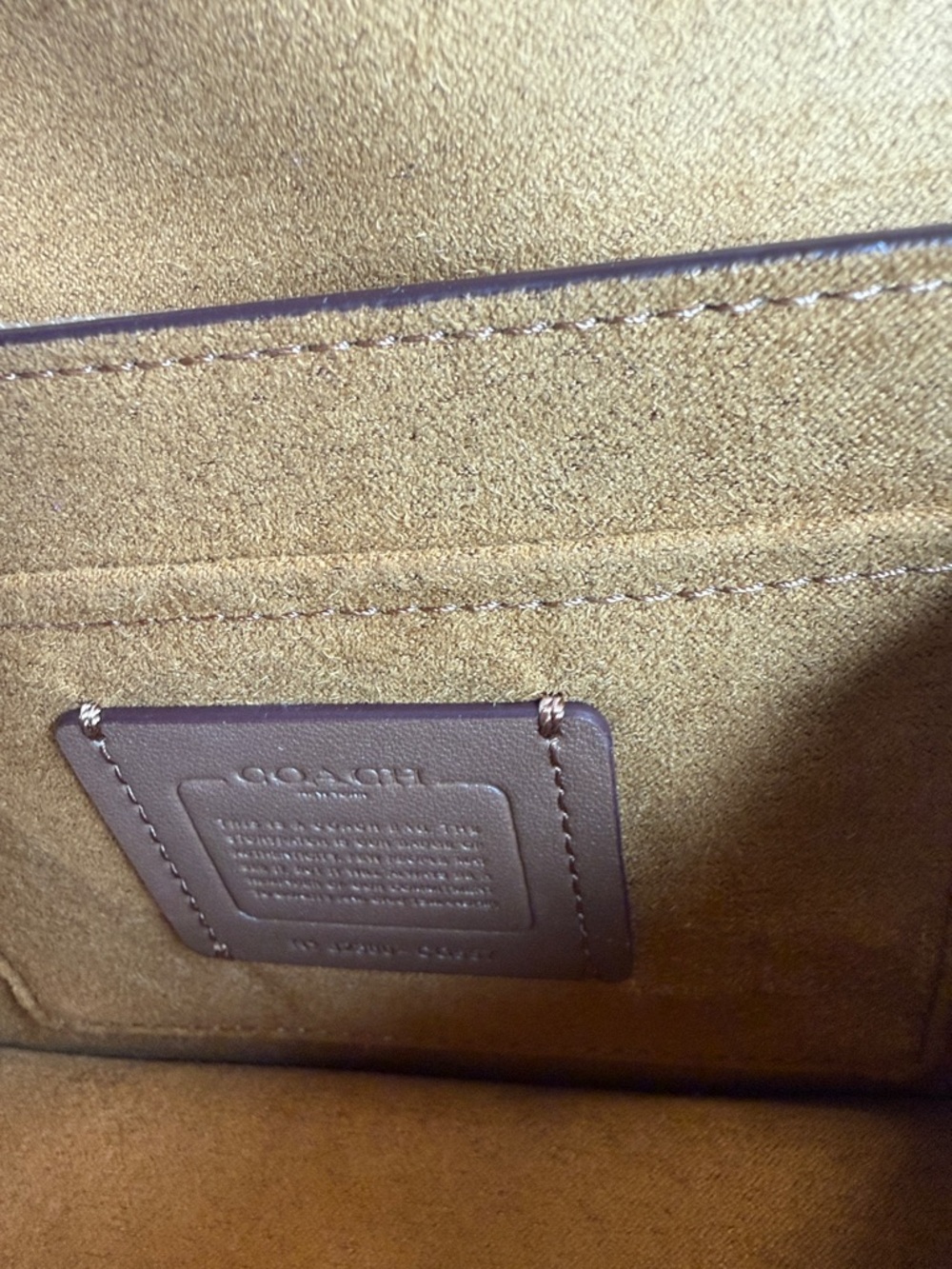 Coach Morgan Lilac Sequin Crossbody Bag with Metallic Trim - Picture 10 of 16